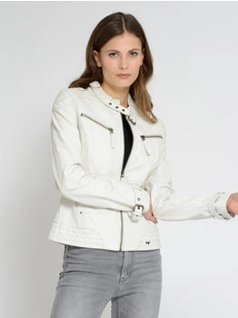 Maze 31Ryana Lederjacke weiß