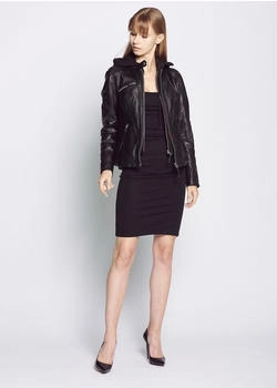 MUSTANG Lederjacke 31019269 schwarz