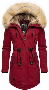 Navahoo Wintermantel Bombii blood red