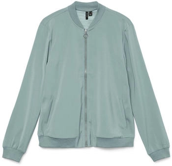 Vero Moda Blouson 'Coco' Stehkragen grau mist Vero Moda Blouson 'Coco' Stehkragen grau mist