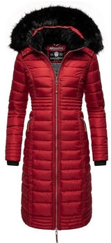Navahoo Wintermantel Umay dark red