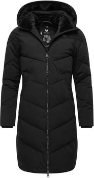 Ragwear Rebelka wasserdichter Winterparka abnehmbarer Kapuze dark