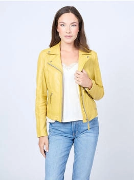 MUSTANG Lederjacke 31020143 gelb