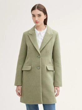 Tom Tailor Denim Mantel mit Recycelter Wolle (1042882) greyish green melange