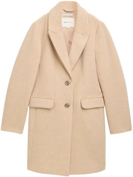Tom Tailor Denim Mantel mit Recycelter Wolle (1042882) light camel melange
