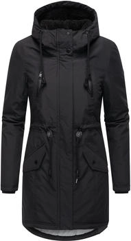 Ragwear Parka 'Elsien' schwarz