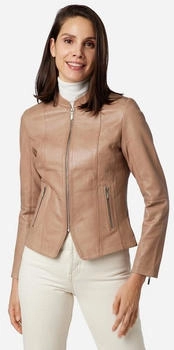Ricano Lederjacke Abigale hochwertiges Lammleder taupe
