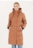 Weather Report Audrey Long Puffer Jacket W-Pro dunkelbraun