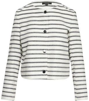 Comma Bouclé-Jacke leichter Fütterung blau