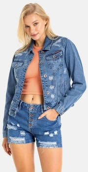 Cipo & Baxx Jeansjacke blau M