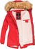 Marikoo AKIRA Damen Stepp Parka Teddyfell warm