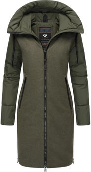 Ragwear Mantel 'Jumana' dunkelgr&uuml;n