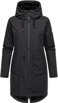 Ragwear Wintermantel 'Holstic' schwarz