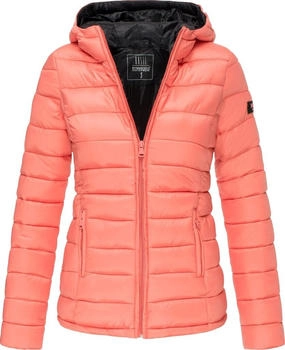 Marikoo Lucy Damen Übergangsjacke Steppjacke coral