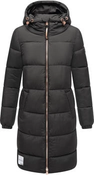 Marikoo Damen Steppjacke lang Nomadiaa schwarz
