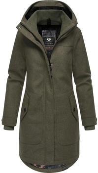 Ragwear Wintermantel Jannisa Coat dark olive