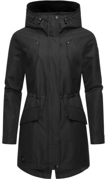 Ragwear Leichter Damen Übergangsparka Langer Regenmantel