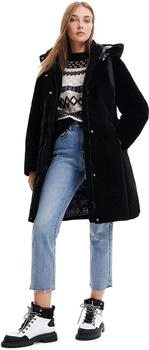 Desigual Jacke Polyurethan schwarz GR72877