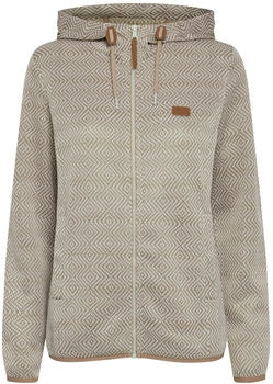 Oxmo OXPebbles Damen Fleecejacke Jacke Kapuze dune 171009