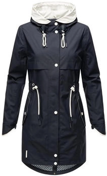 Navahoo Kurzmantel Xankaa modischer Übergangsparka blau navy