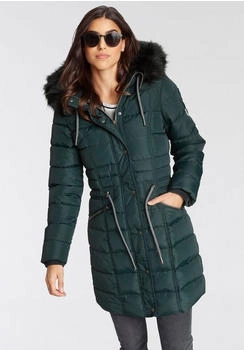 KangaROOS Steppjacke figurbetonter Schnitt gr&uuml;n