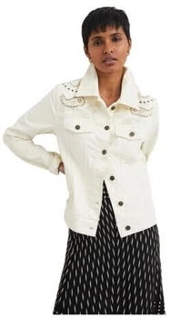 Desigual CHAQ Santa Monica Jeansjacke weiß