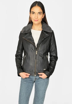 MUSTANG Lederjacke 3102136 schwarz