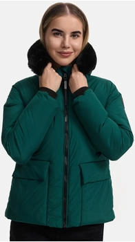 Marikoo Winterjacke Morinaa große Kapuze evergreen