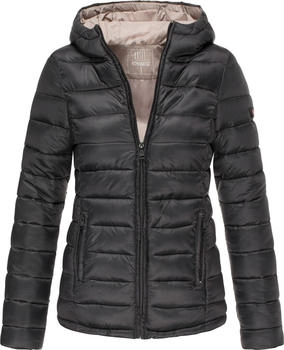 Marikoo Lucy Damen Übergangsjacke Steppjacke schwarz