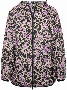 Ulla Popken Funktionsjacke ecru rotviolett schwarz