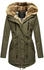 Navahoo Winterjacke 'Diamond' M oliv