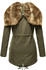 Navahoo Winterjacke 'Diamond' M oliv