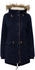 Oxmo Parka 'ANNA' dunkelblau braun