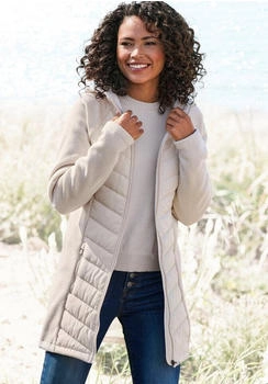 Vivance Dreams Steppjacke Kapuze beige