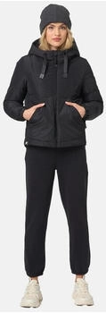 Navahoo Steppjacke Eisbällchen stylische Winterjacke schwarz