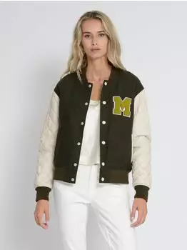 MUSTANG Jacke ecru oliv apfel