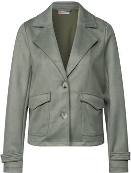 Street One Jacke Velours dusty milky green