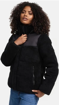 Marikoo Kaguraa Winterjacke Teddyfell Sherpa schwarz