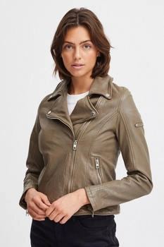 Oxmo Lederjacke OXDenio Jacket fossil 170909