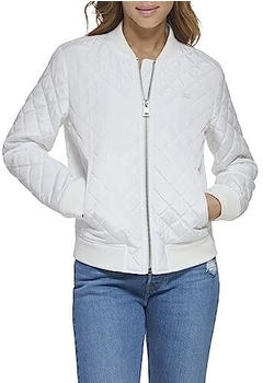 Levi's Diamond Quilted Bomber Jacke weiss opulent