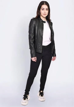 MUSTANG Lederjacke '31019267' schwarz