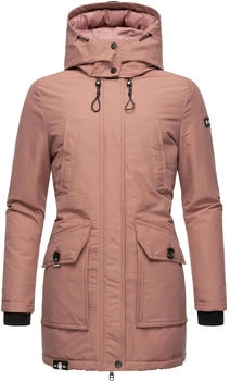 Navahoo Winterjacke mauve schwarz