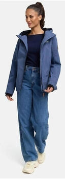 Marikoo Outdoorjacke Brombeere Dusty Blue Übergangsjacke Kapuze