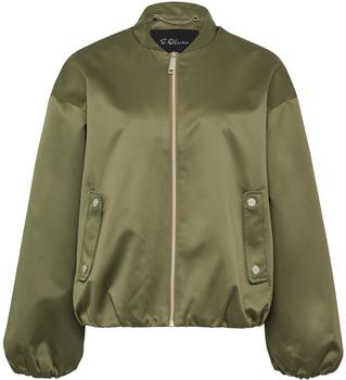 s.Oliver Satinierter Oversize-Blouson mit elastischem Saum Grün 2162703.7721.