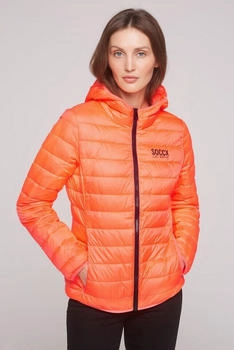Soccx Jacke neonorange schwarz
