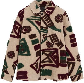 Desigual Übergangsjacke beige braun khaki bordeaux