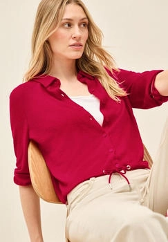 Cecil B323528 Leichte Crepe Jacke glazed apple rot