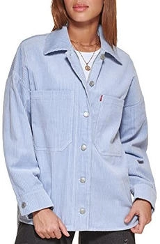 Levi's Hemdjacke aus Baumwollkord dusty blue