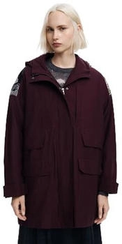 Desigual Woven Parka rot