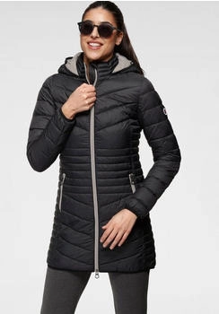 KangaROOS Steppjacke leicht figurbetonter Schnitt schwarz